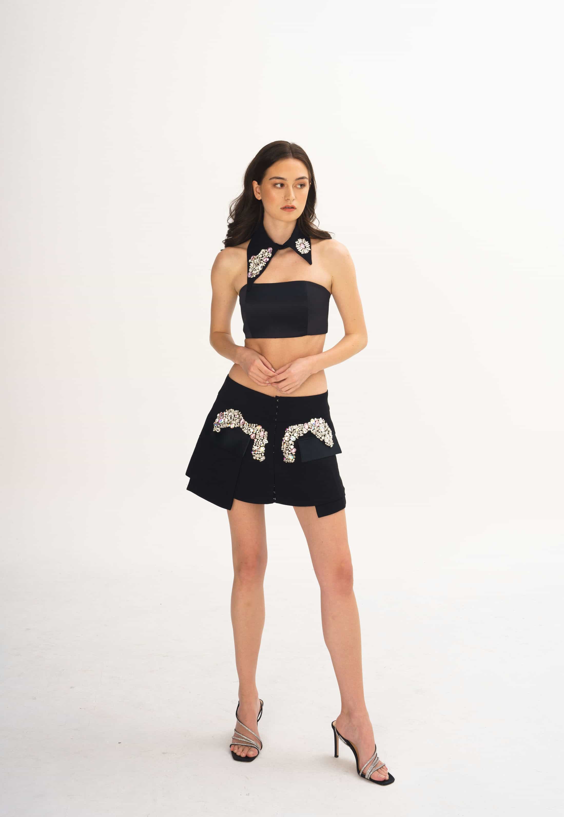 Crystal Embellished Ensemble